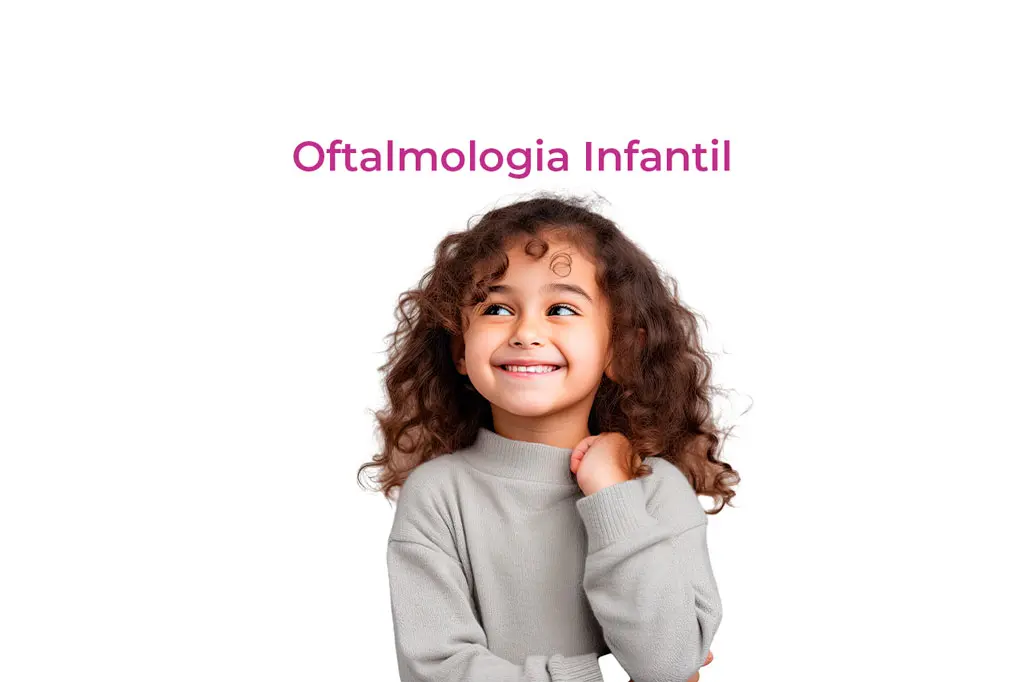 Oftalmologia Infantil Especializada , foto uma menina com foco no atendimento infantil e tratamento da visão